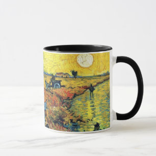 Tasse Vincent Van Gogh - Vignoble rouge à Arles Peinture