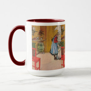 Tasse Vintage Carl Larsson La cuisine