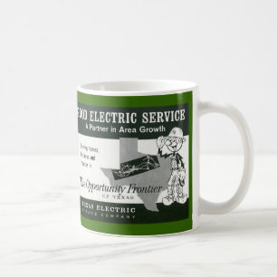 Tasse vintage de la publicité de kilowatt de Redd