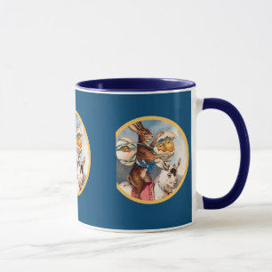 Tasse vintage de lapin de Pâques