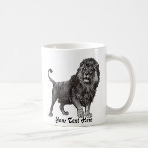 Tasse vintage de lion