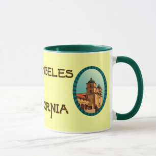 Tasse vintage de mission de Los Angeles la
