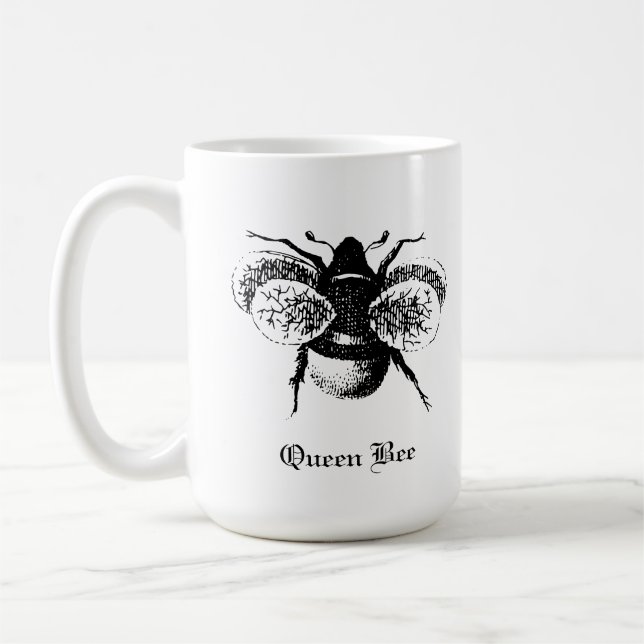 Tasse vintage de reine des abeilles (Gauche)