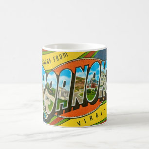 Tasse vintage de Roanoke, Virginie