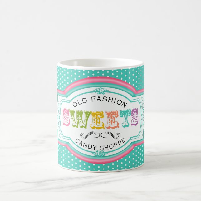Tasse vintage de salon de sucrerie (Centre)