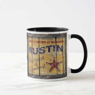 Tasse vintage du Texas - d'Austin