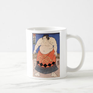 Tasse vintage japonaise d'art de sumo