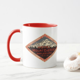 Tasse Vintage voyage, Mont Everest, Darjeeling Inde