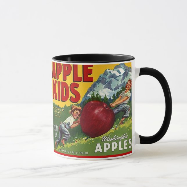 TASSE ~ VINTAGER APPLE SCHERZT (Rechts)