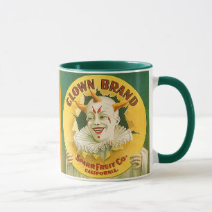 TASSE ~ VINTAGER CLOWN-ENTWURF DER