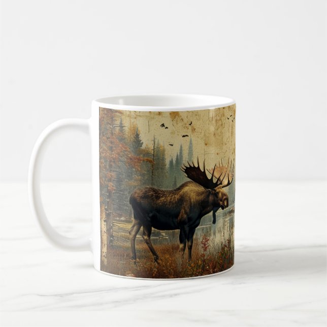 Tasse Vintager Tierszenen (Links)