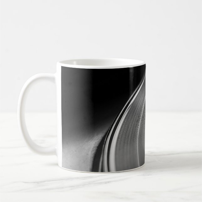 Tasse: Vinyl-Aufzeichnungen und Turntable Kaffeetasse (Links)