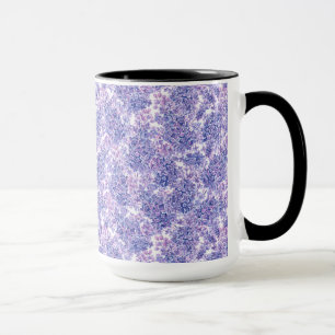Tasse Violette aquarelle fleurs lilas