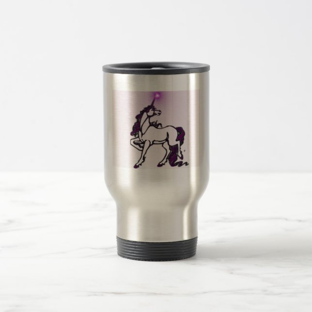 Tasse violette de licorne de brume (Centre)