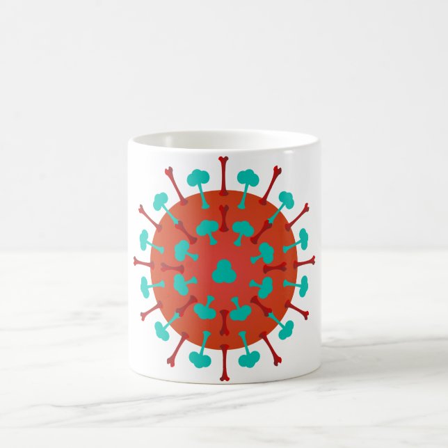 Tasse Virus de la Grippe (Centre)