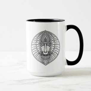 Tasse Visage inspiré de babouin