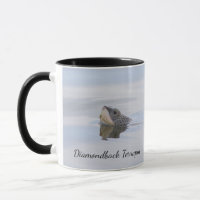 Tasse visage tortue diamantée