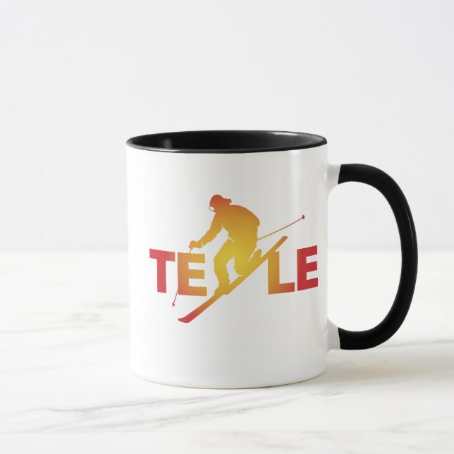 Tasse vive TÉLÉ- de logo (Droite)