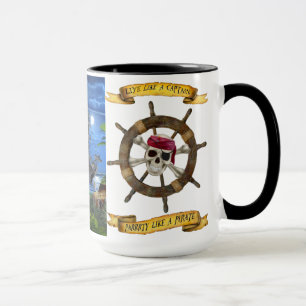 TASSE VIVEZ COMME UN CAPITAINE PARTY LIKE A PIRATE
