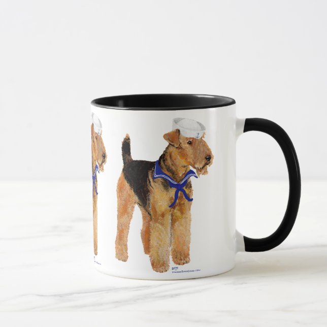 Tasse Voilier de chien salé (Droite)