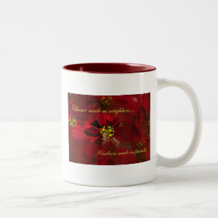 Tasse voisine de cadeau de Noël de belle