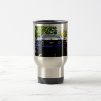Tasse voiture-bleue de muscle