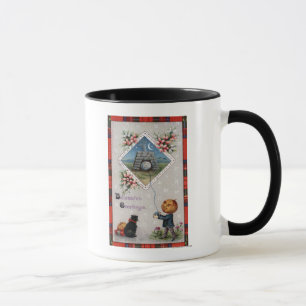 Tasse Vol principal de citrouille un cerf-volant dans