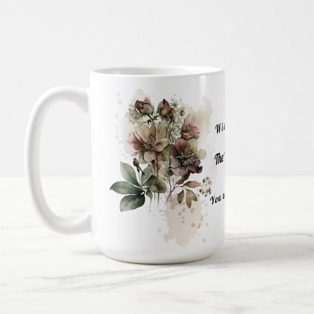 Tasse von Abschiedsgeschenken (Links)