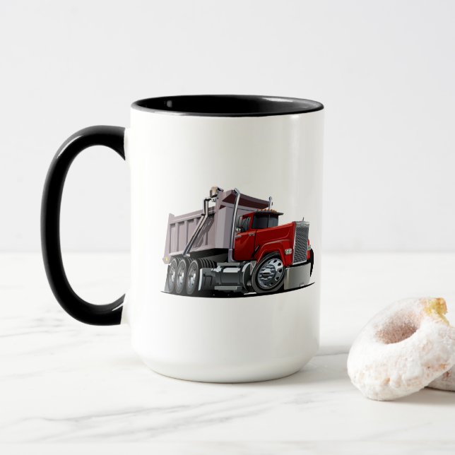 Tasse von Cartoon-LKW (Mit Donut)