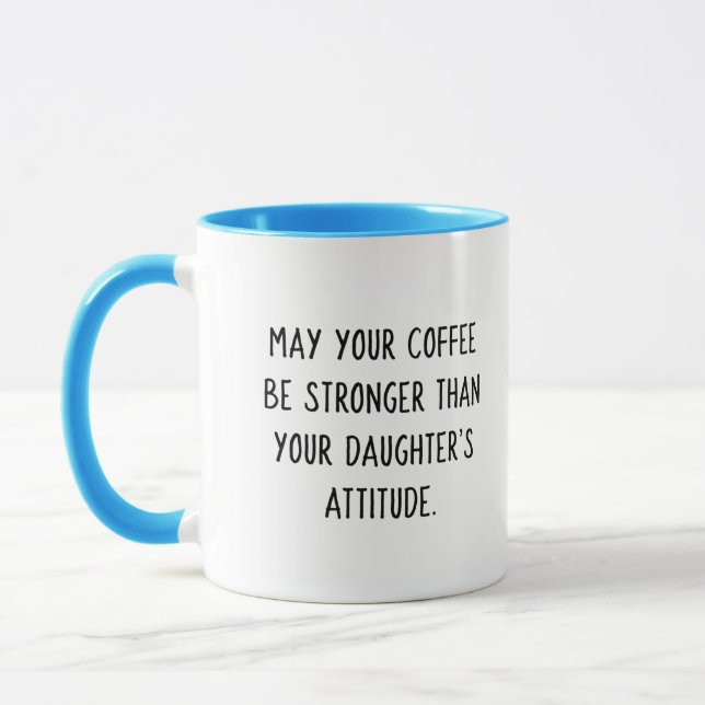 Tasse von Daughter's Attitude Coffee (Sassy Blue G (Links)