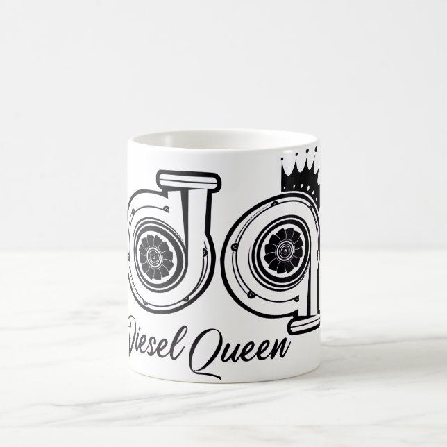Tasse von Dieselköniginnen-Logos (Mittel)