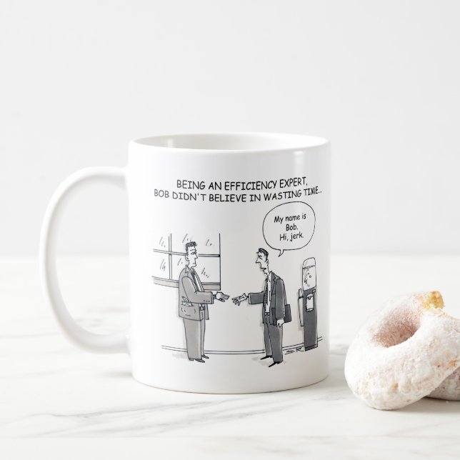 Tasse von Effizienzexperten (Mit Donut)