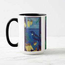 Tasse von einheimischen Vögeln
