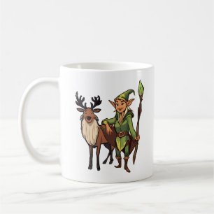 Tasse von Elf und Reindeer Fantasy Lover