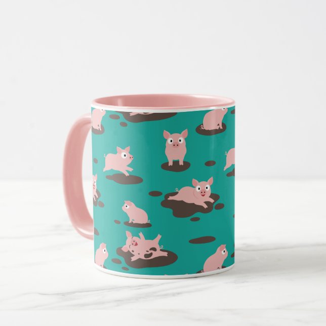 Tasse von Ferkeln (Vorderseite Links)