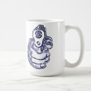 Tasse von gepunkteten Waffen