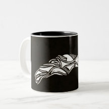 Tasse von Grafiklinien
