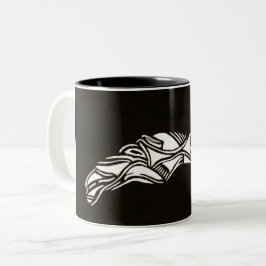 Tasse von Grafiklinien