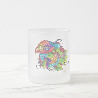 Tasse von handfarbenen Vögeln - Beruhigung von Nat