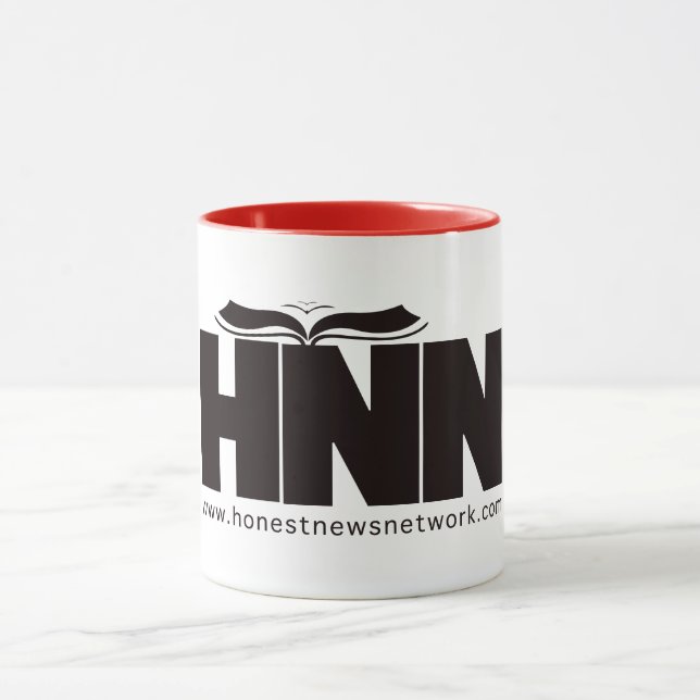 TASSE von HNN Weiß, Schwarz und Rot (Zentrum)