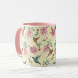 Tasse von Humingvögeln