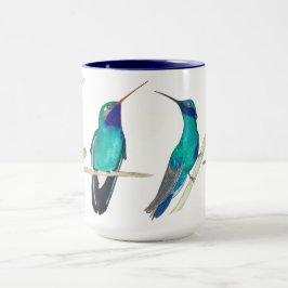 Tasse von Humingvögeln