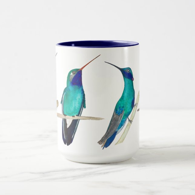 Tasse von Humingvögeln (Zentrum)