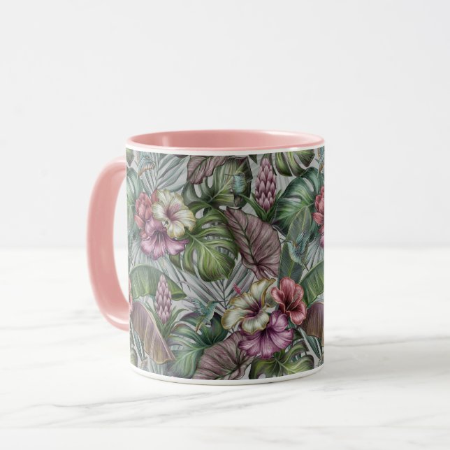 Tasse von Humingvögeln (Vorderseite Links)