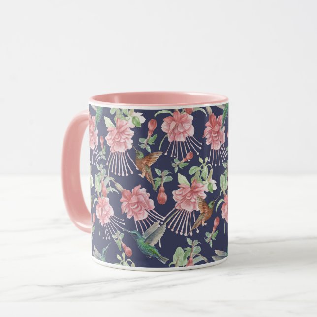 Tasse von Humingvögeln (Vorderseite Links)