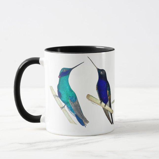 Tasse von Humingvögeln (Links)