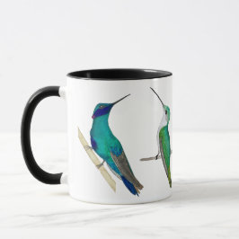 Tasse von Hummingvögeln