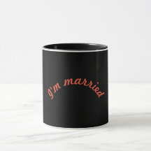 Tasse von Mann und Ehefrau