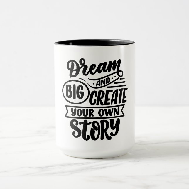 Tasse von Motivationsschreiben (Zentrum)