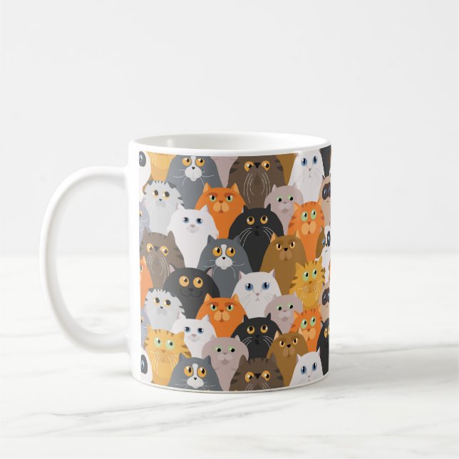 Tasse von Niedlichen Katzen (Links)